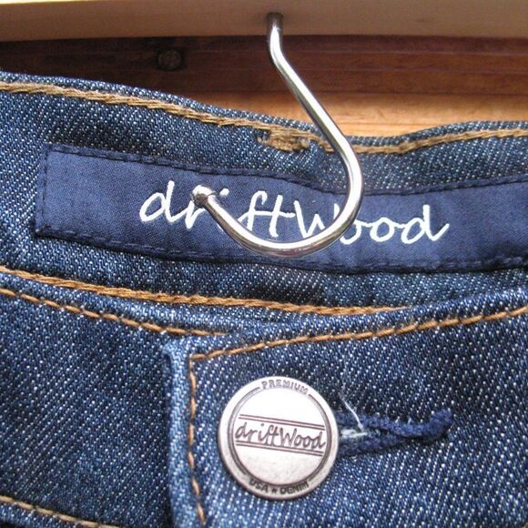NWT Driftwood Embroidered Dark Denim Skinny Jeans - Picture 9 of 9